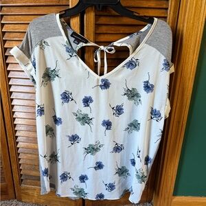 Floral Print Women's Top - Fortune + Ivy